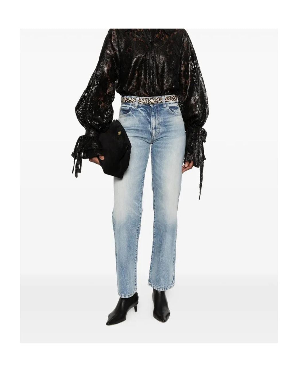 ICON DENIM Blue Didy Straight-Leg Jeans