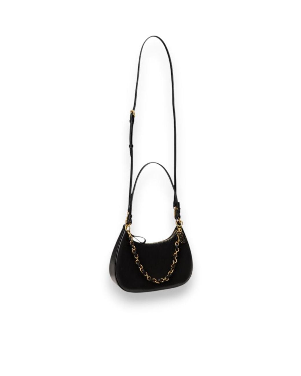 Ralph Lauren Black Marcy Shoulder Bag