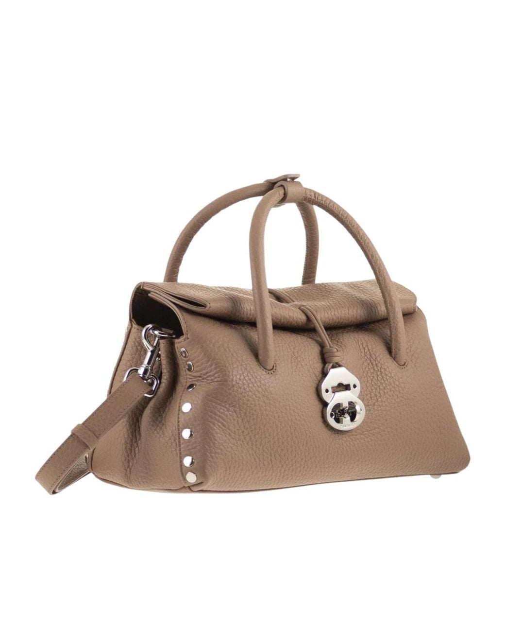 Zanellato Brown Logo Handbag