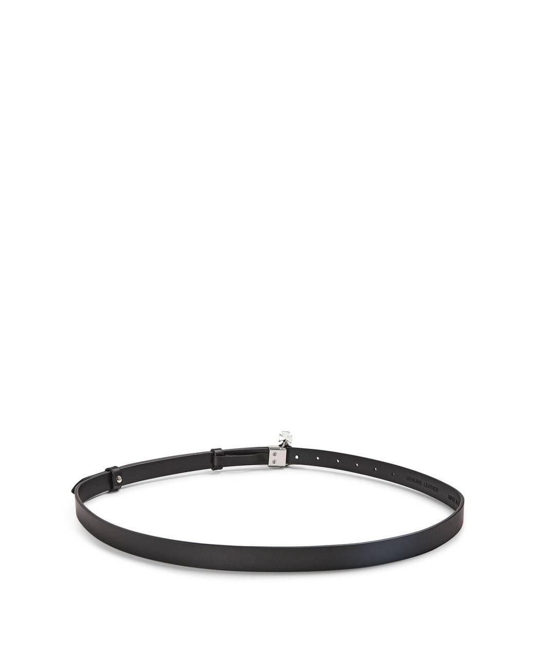 Vivienne Westwood White Simple Belt for men