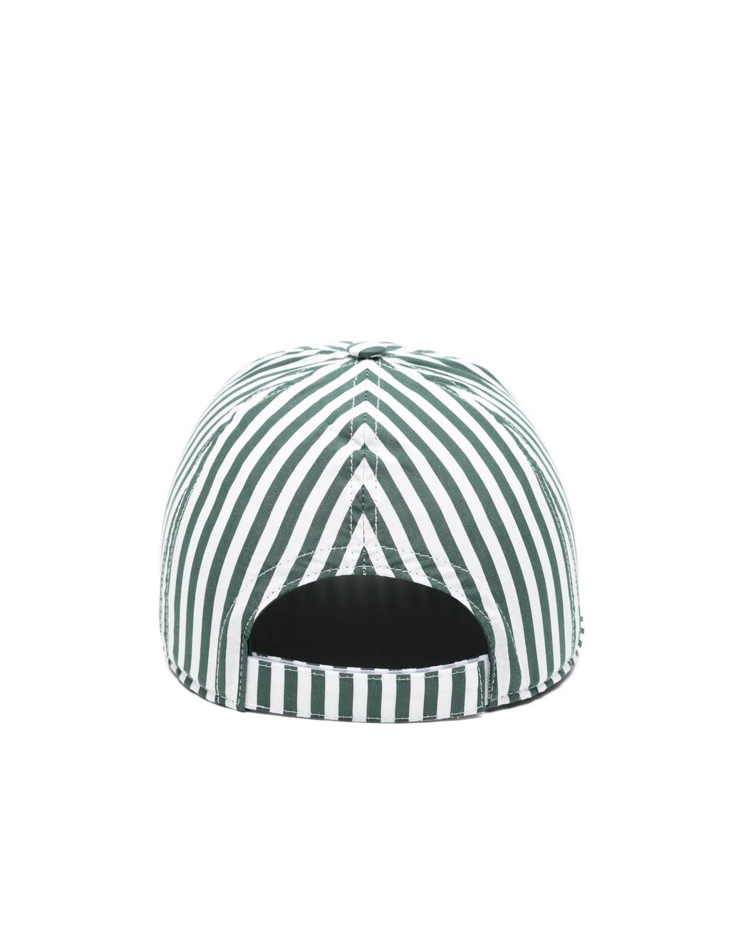 Herno White Striped Cotton Hat for men
