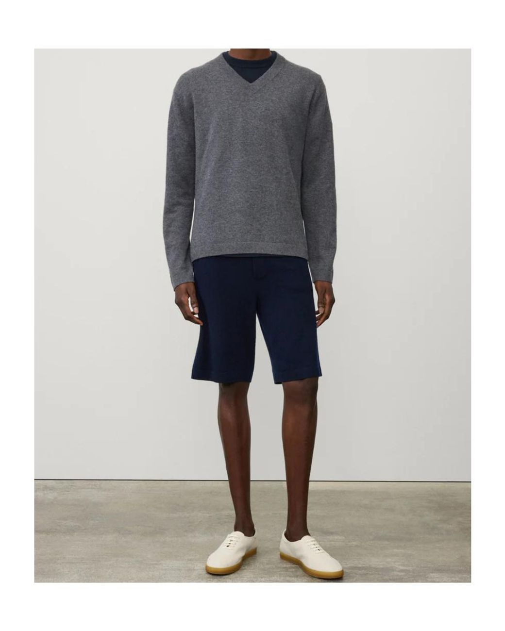 Lisa Yang Gray The Clayton Sweater for men
