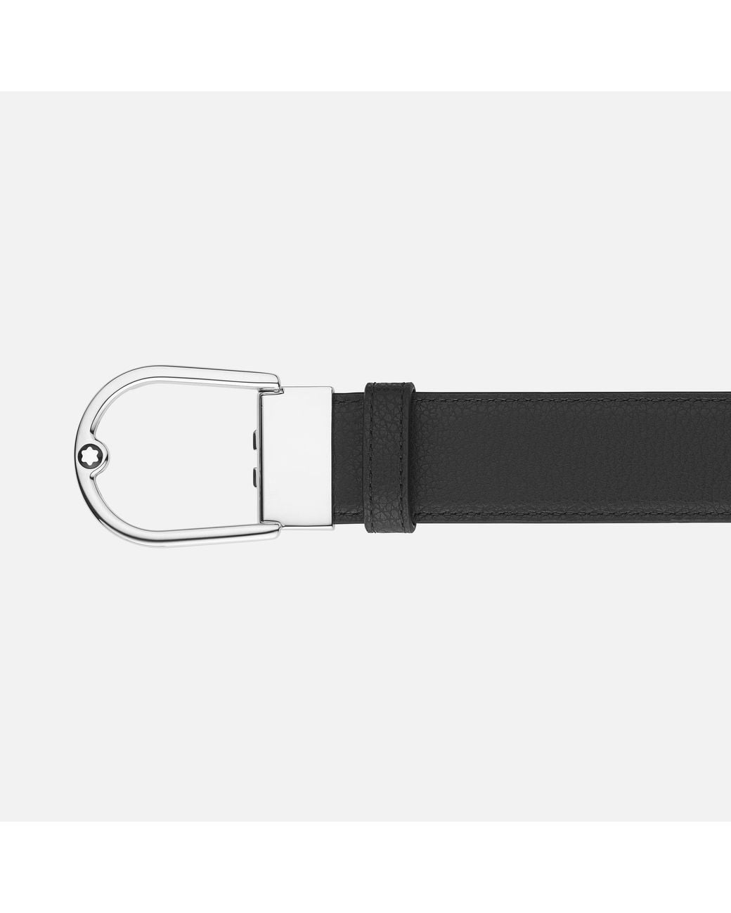 Montblanc Multicolor Reversible Horseshoe Buckle Leather Belt for men