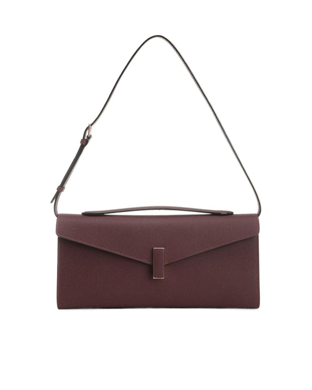 Valextra Purple Iside Clutch Bag