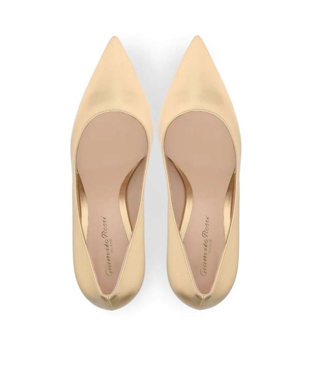 Gianvito Rossi Metallic Leather Pumps