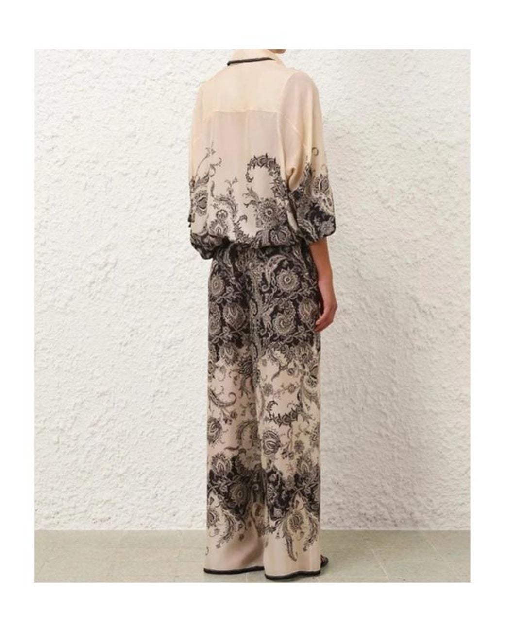 Zimmermann Natural Rhiannon Relaxed Pants