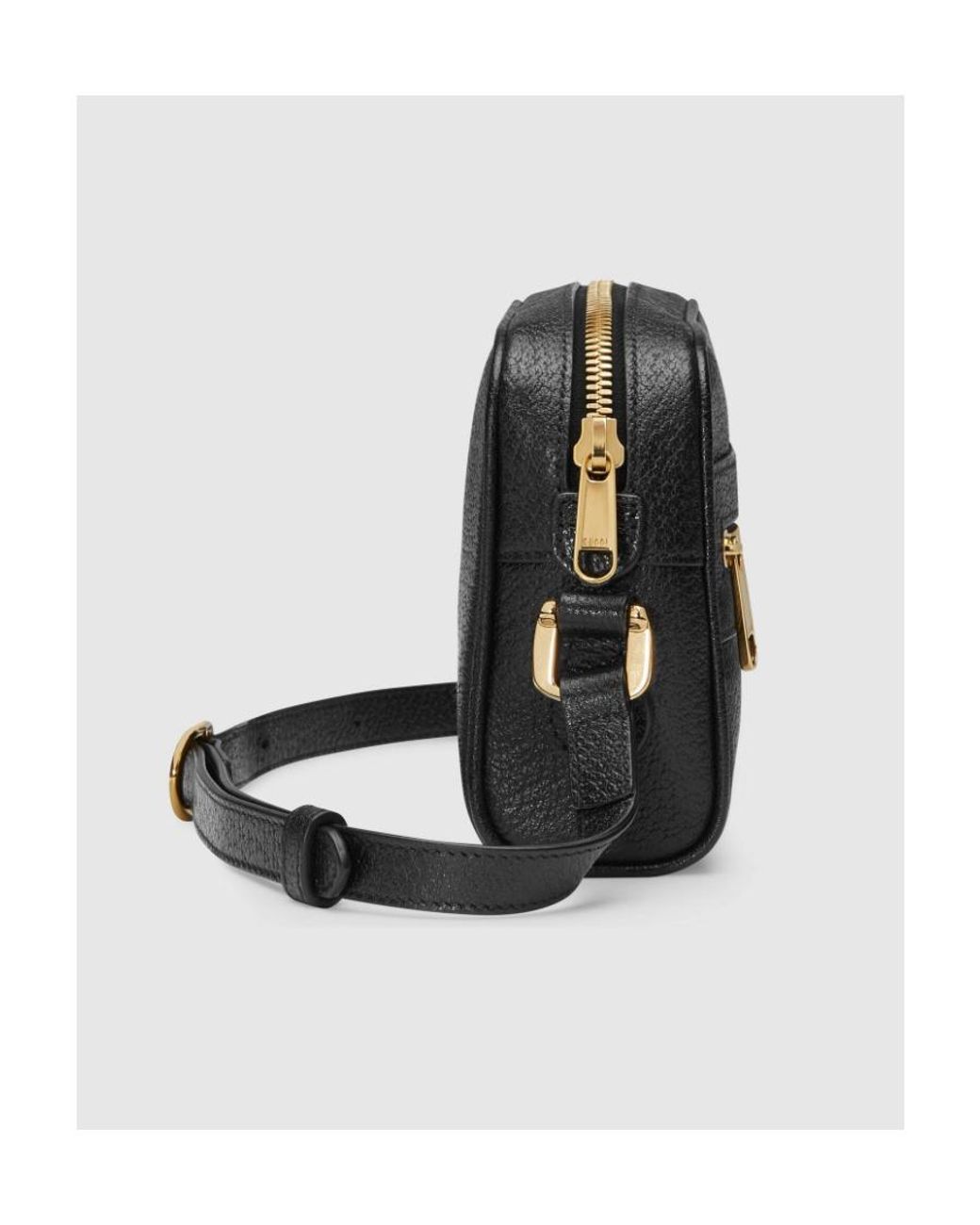 Gucci Black Mini Ophidia Gg Shoulder Bag