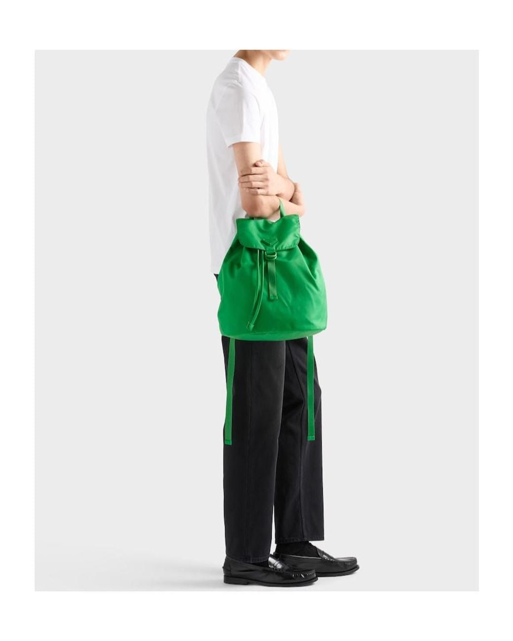 Prada Green Re-Nylon Backpack