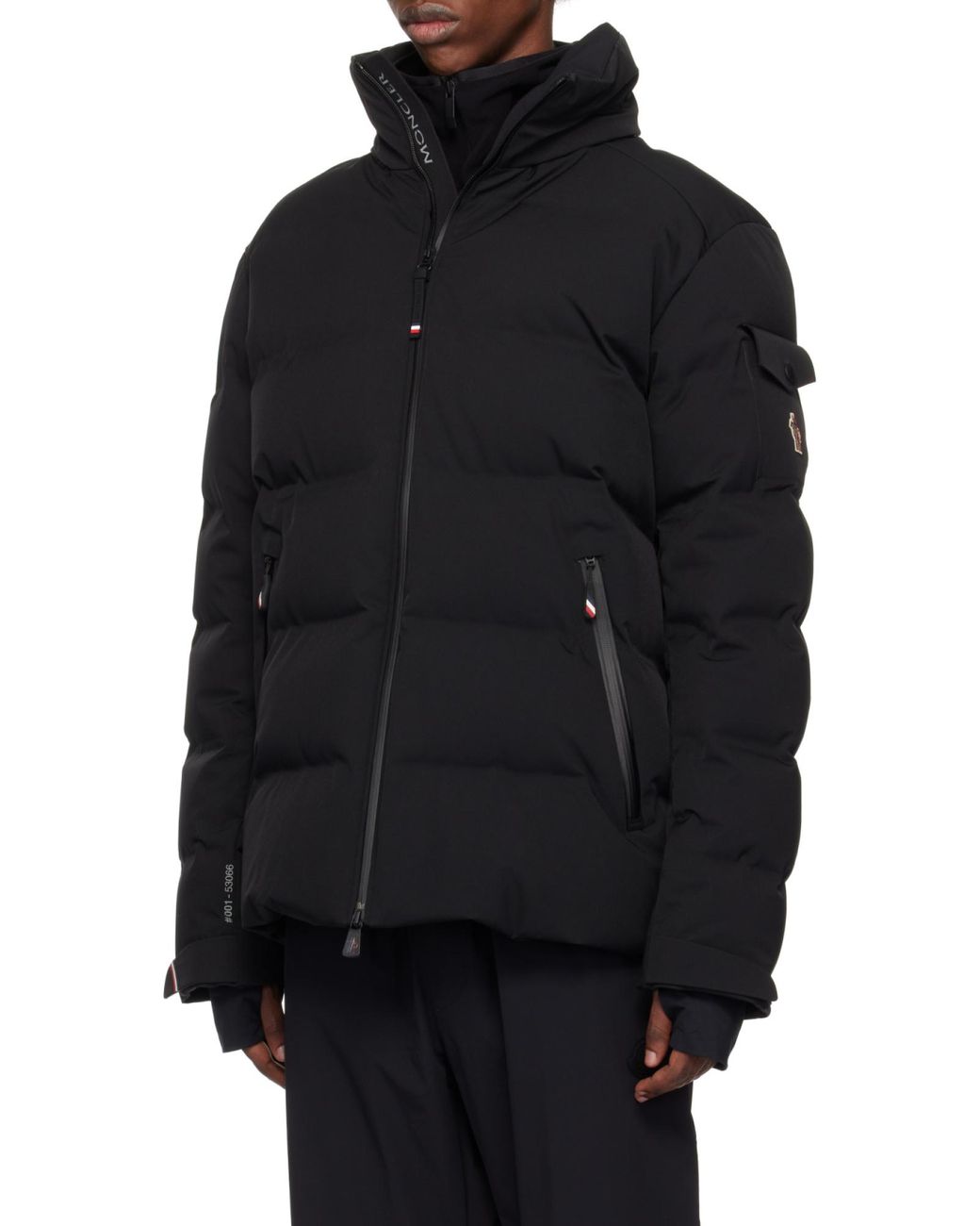 Moncler Black Montgetech Down Jacket for men
