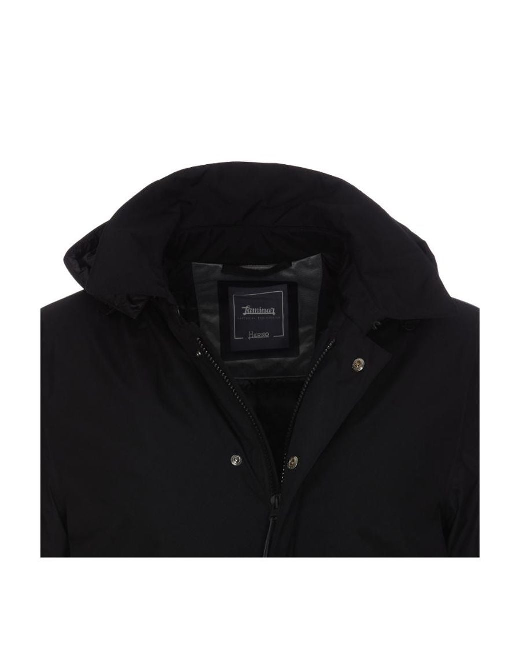 Herno Black Coats for men