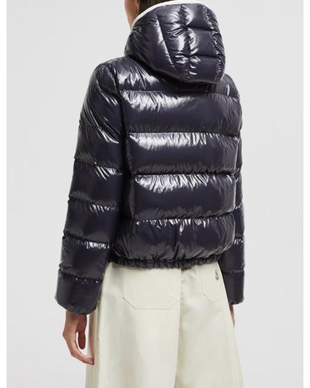 Moncler Blue Andro Zip-Up Padded Jacket