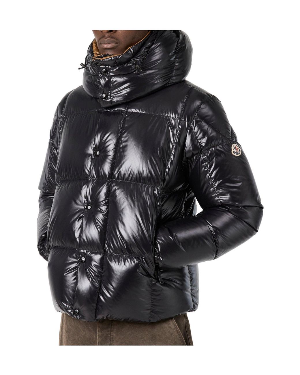 Moncler Black Weather-Resistant Lightweight Medium Jacket for men