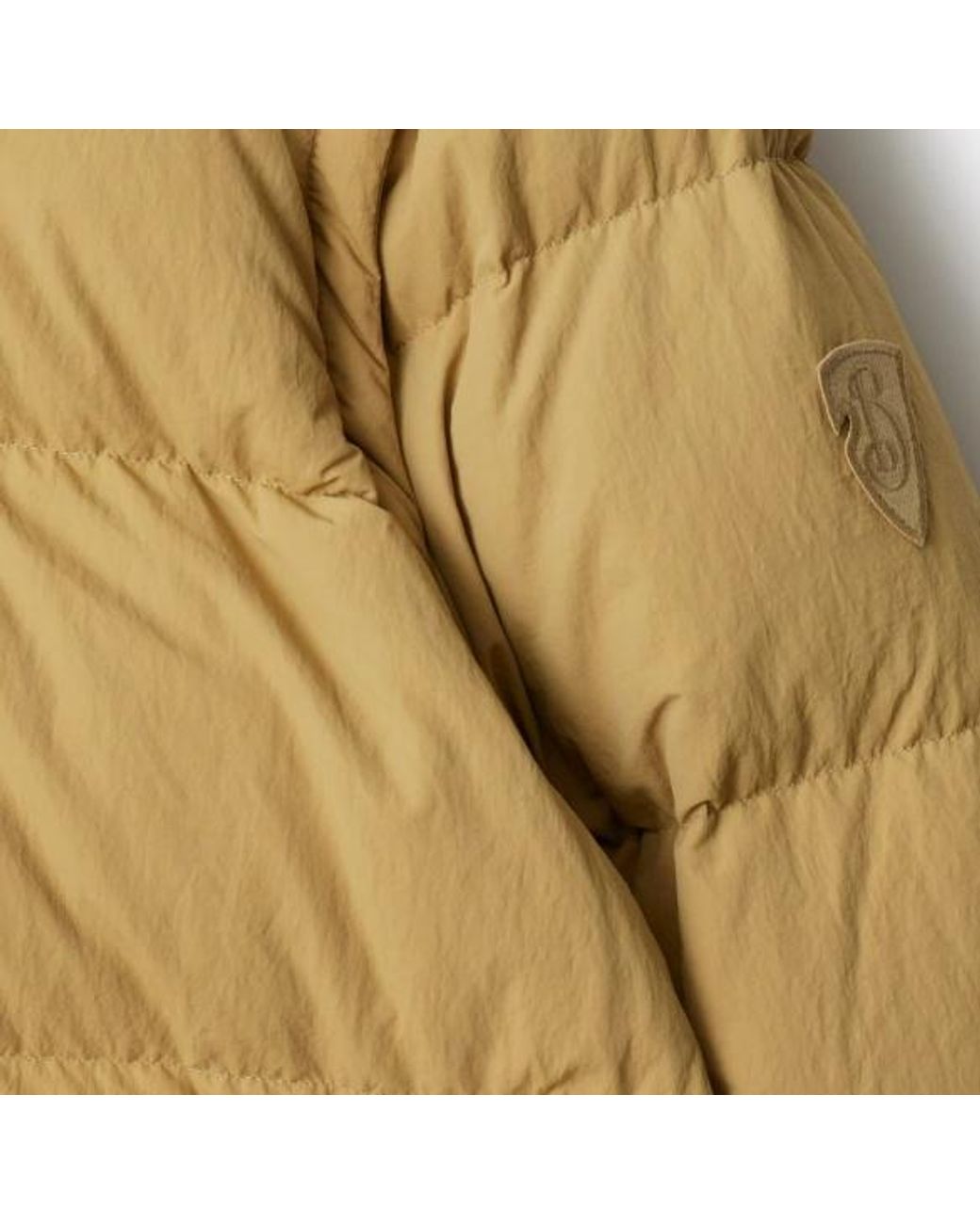 Burberry Natural Logo-Patch Puffer Jacket for men