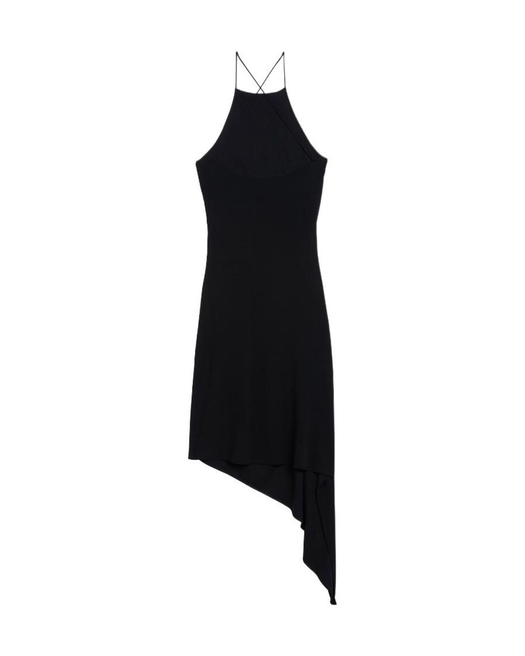 Céline Black Asymmetrical Dress