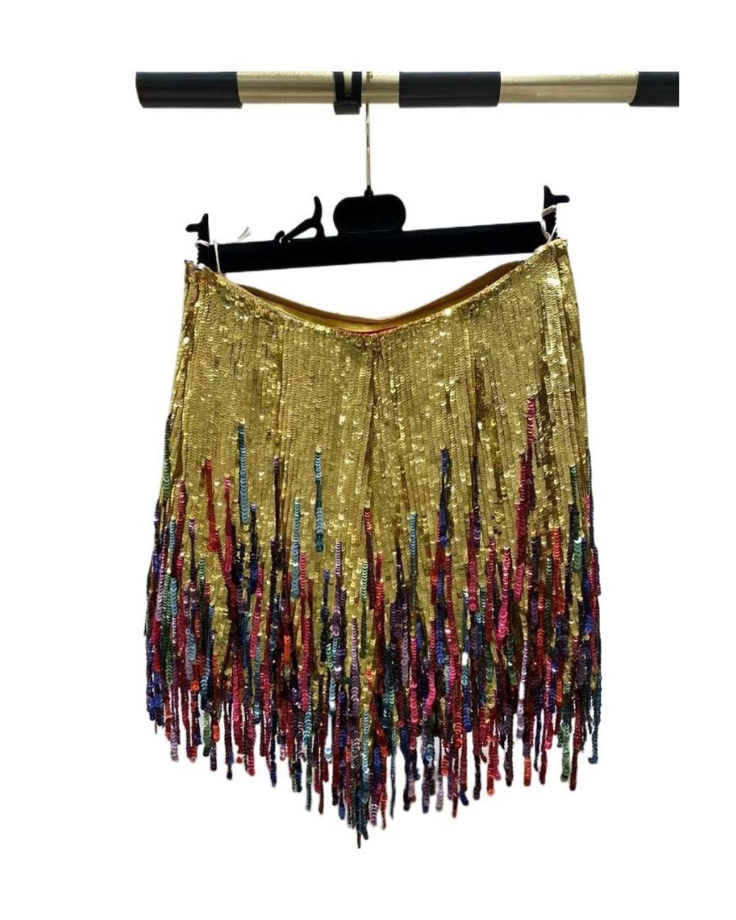 Valentino Multicolor Embroidered Organza Shorts