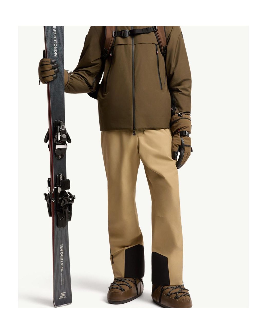 Moncler Natural Insulated Gore-Tex Ski Bib for men