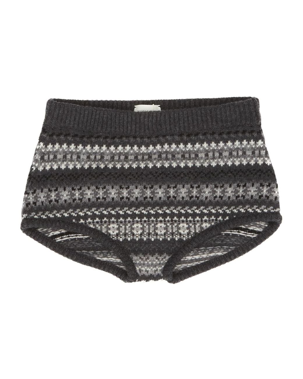 Magda Butrym Black Magda Burtym Jacquard Knitted Shorts