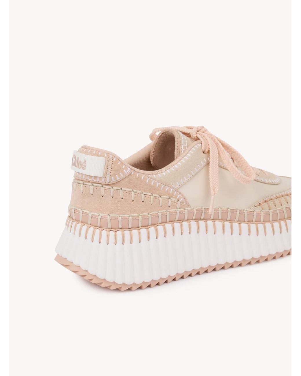 Chloé Pink Nama Sneaker