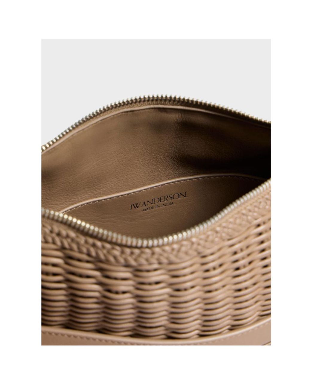 J.W. Anderson White Jw Anderson Woven Loafer Bag