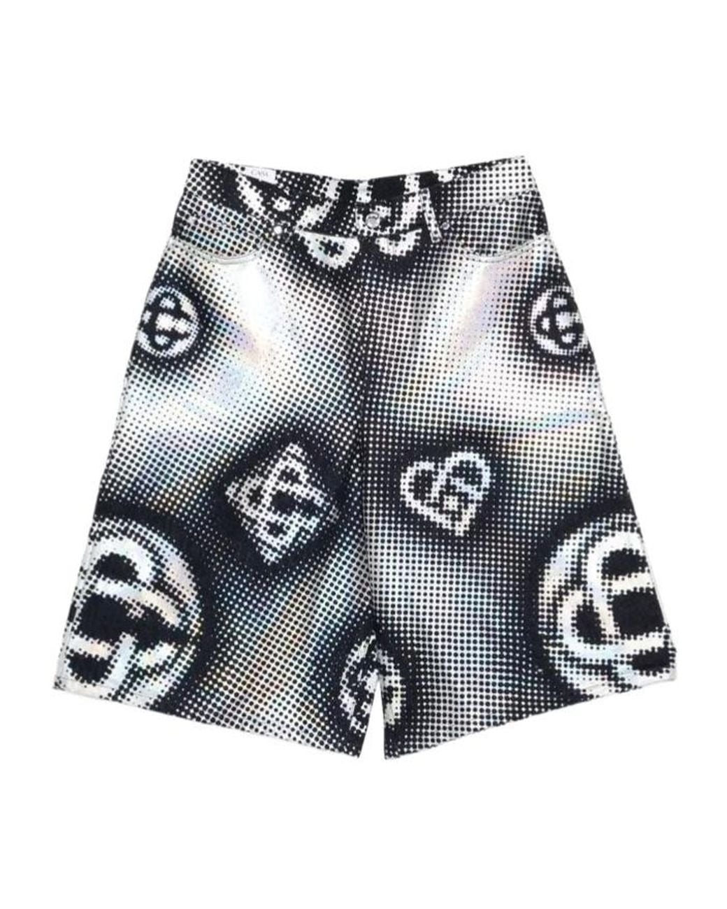 Casablanca Multicolor Printed Wide-Leg Shorts for men