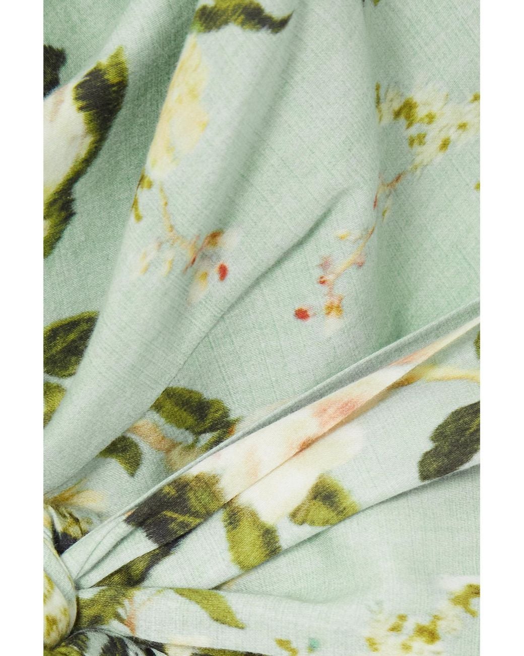 Erdem Green Short Halter Top