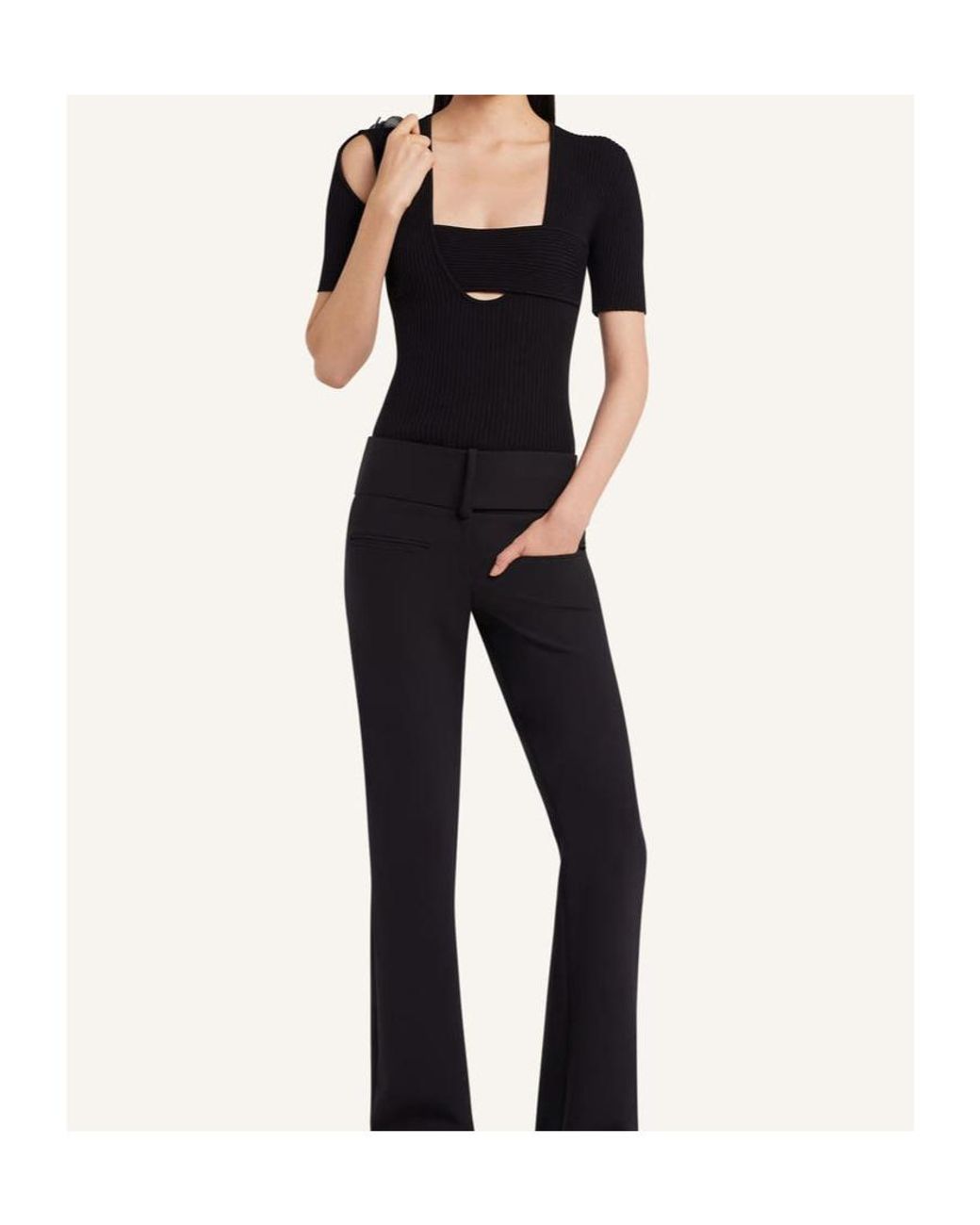 Courreges Black Infinity Jumper
