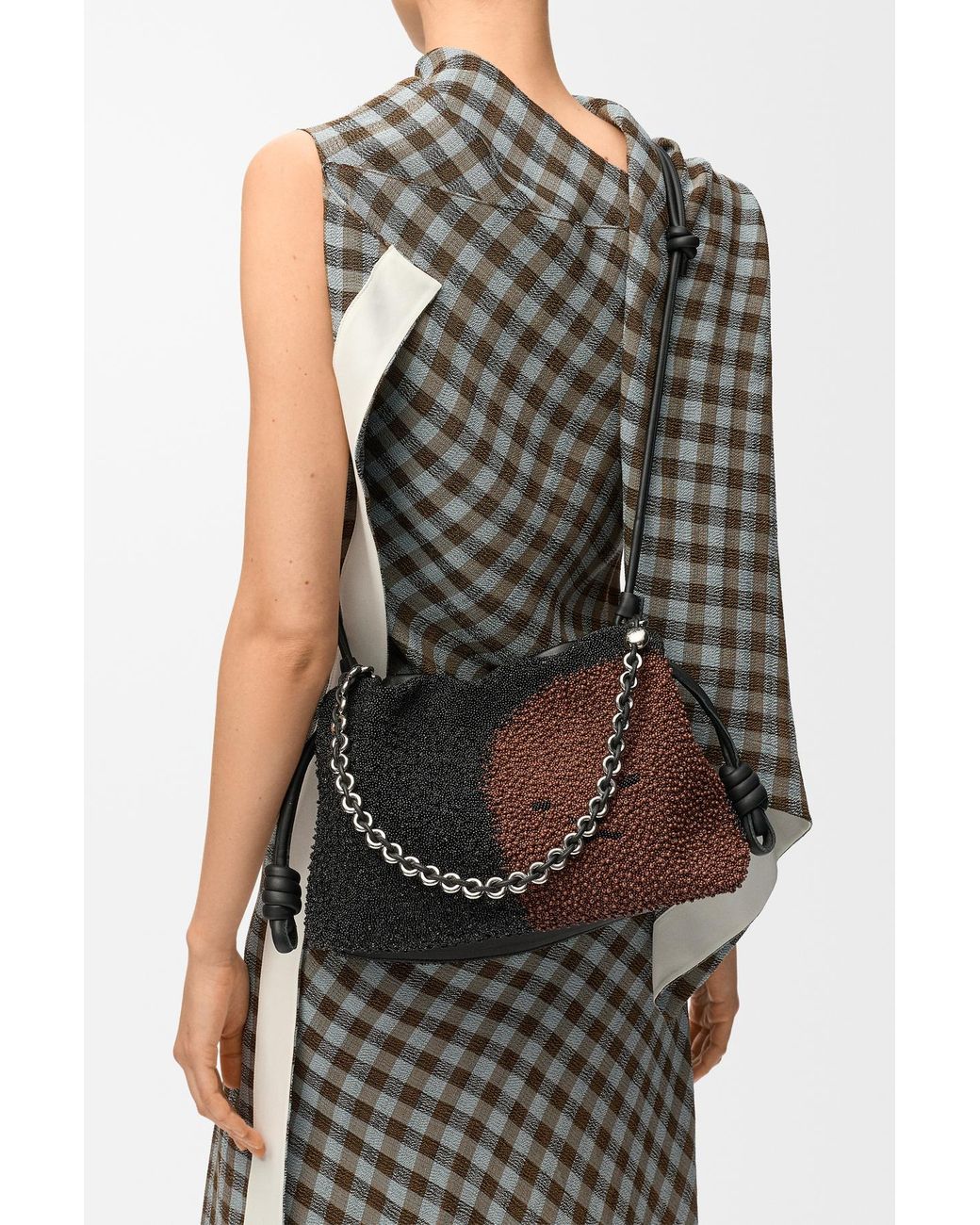 Loewe Black Beaded Shoulder Bag