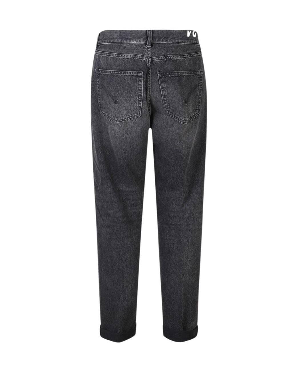 Dondup Gray Ervin Five-Pocket Jeans for men