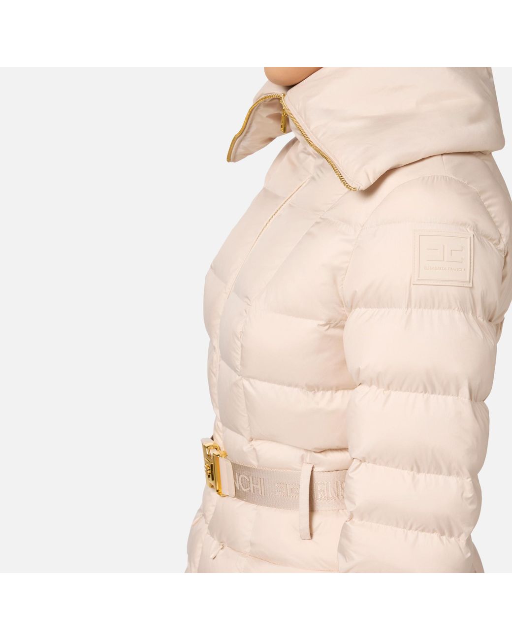 Elisabetta Franchi Natural Winter Jackets