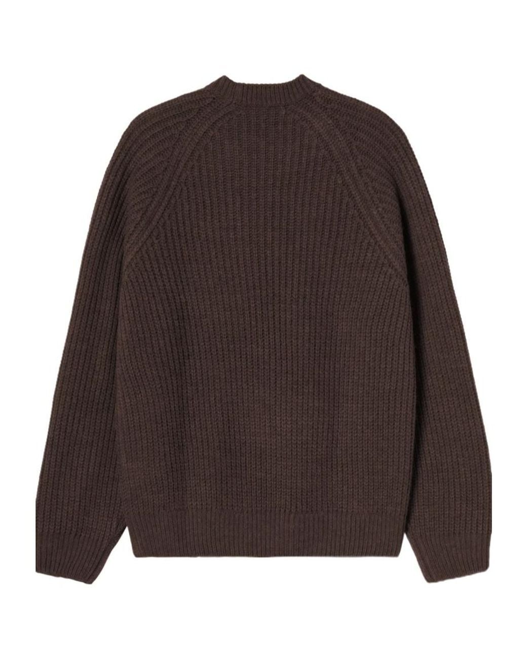 Carhartt Brown Firth Crewneck Jumper for men