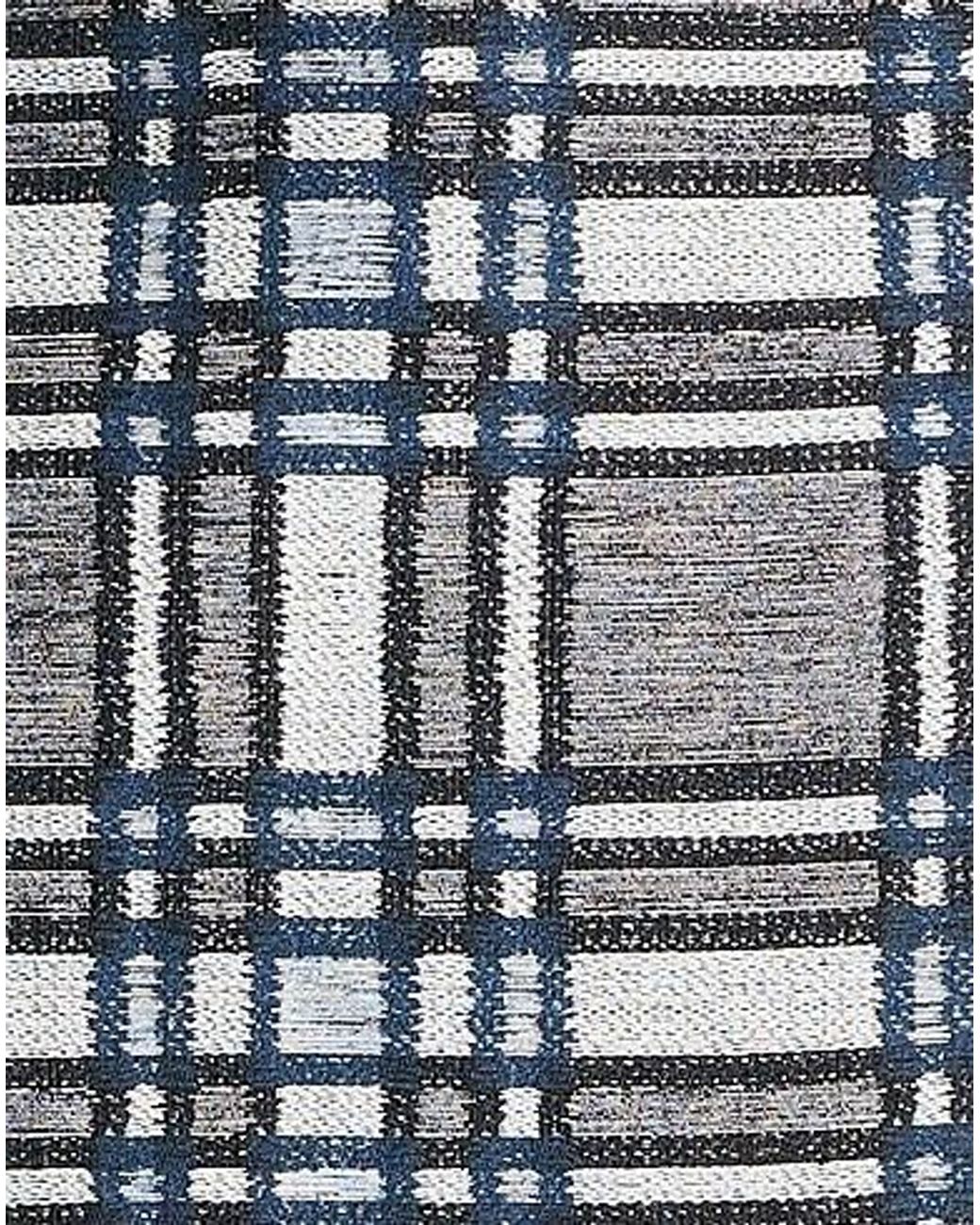 Marni Blue Pleated Check Skirt