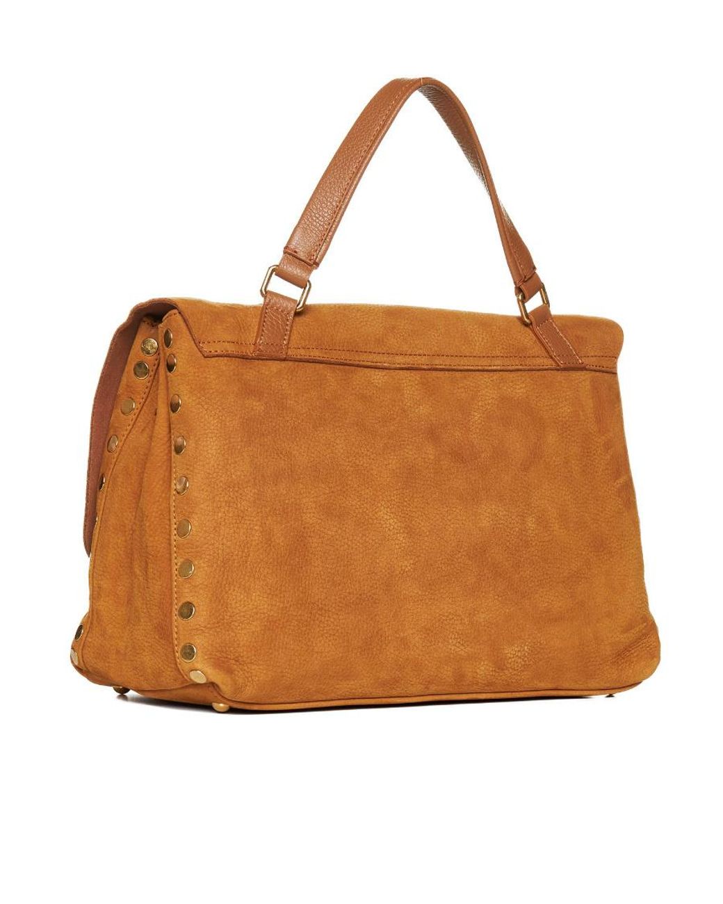 Zanellato Brown Clamshell Handbag