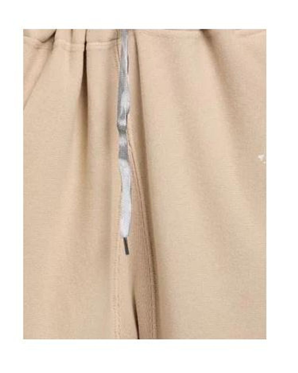 Maison Margiela Natural Plain Colour Trousers
