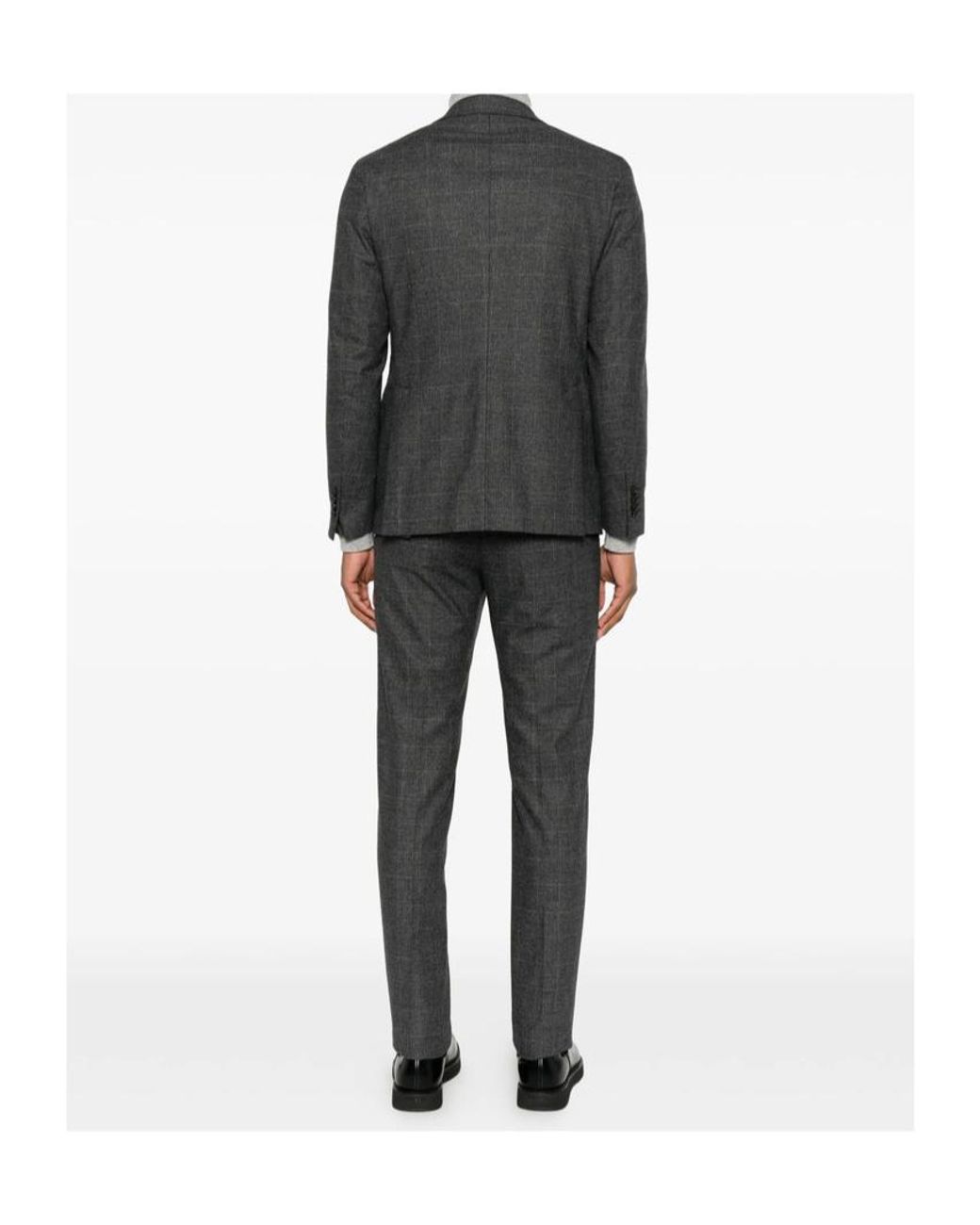 Tagliatore Gray Long-Sleeved Suit for men
