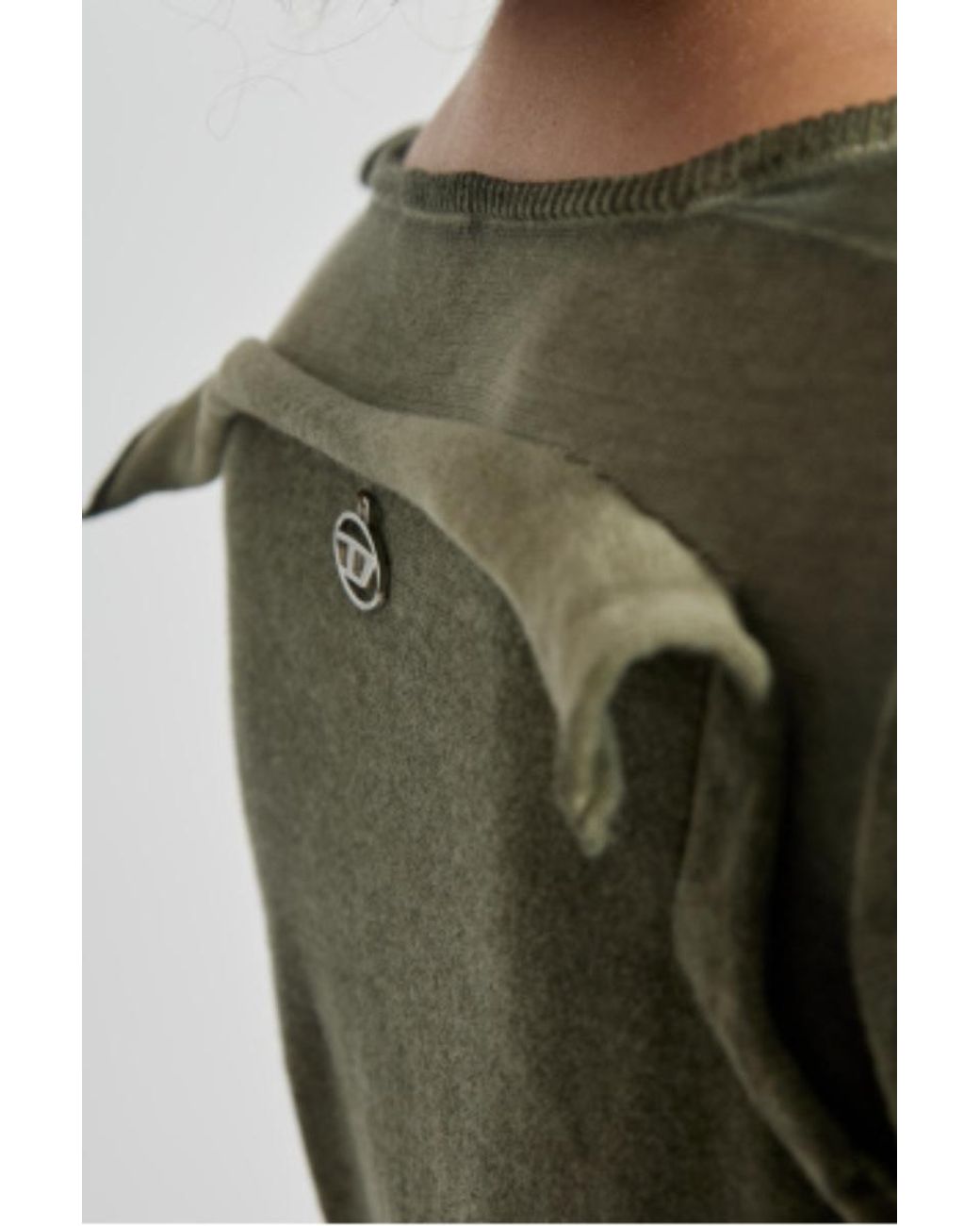 DIESEL Green M-Debi Long-Sleeved Top