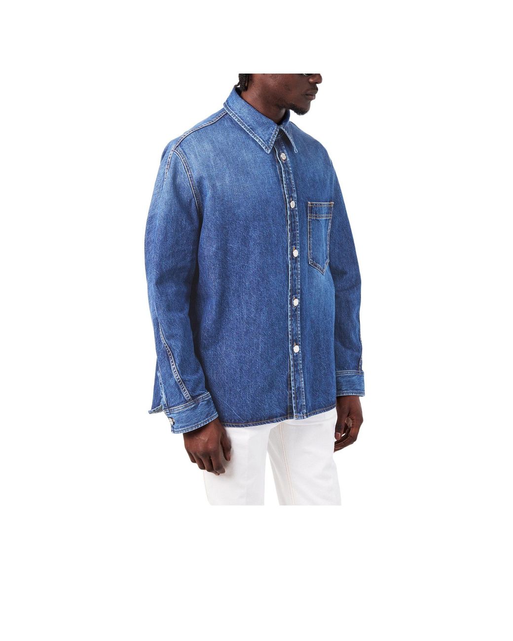 Givenchy Blue Denim Shirt for men