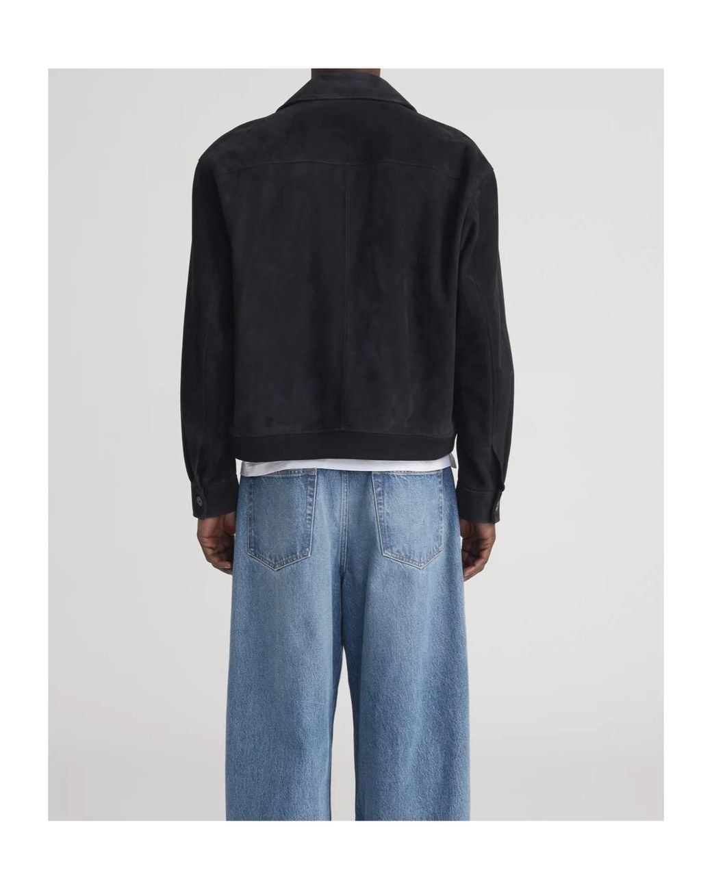 FRAME Blue Long-Sleeved Buttoned Jacket for men