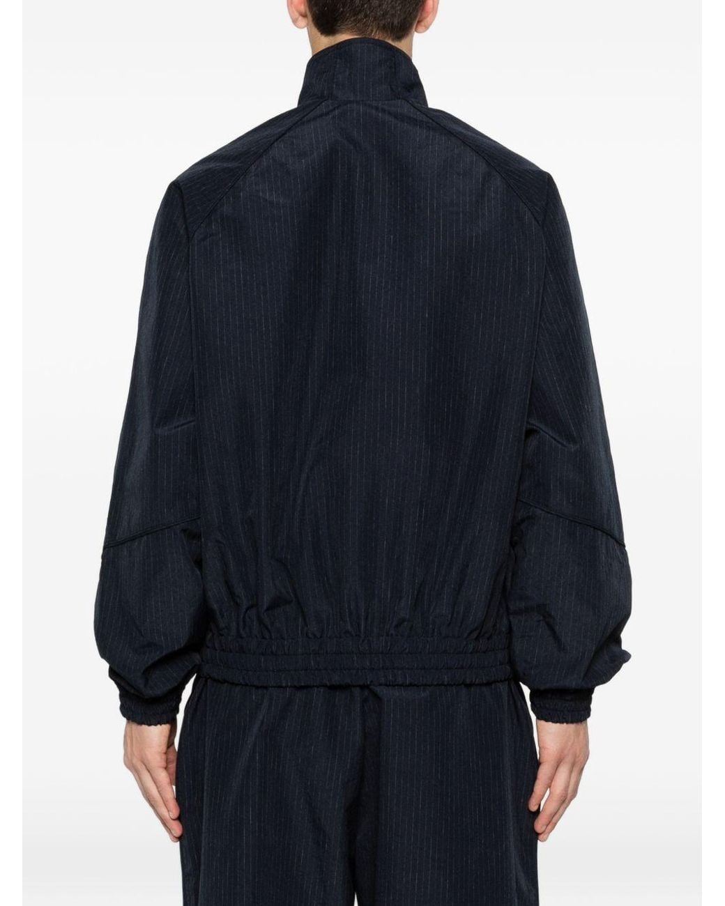 Willy Chavarria Blue Long-Sleeved Zip-Up Jacket for men