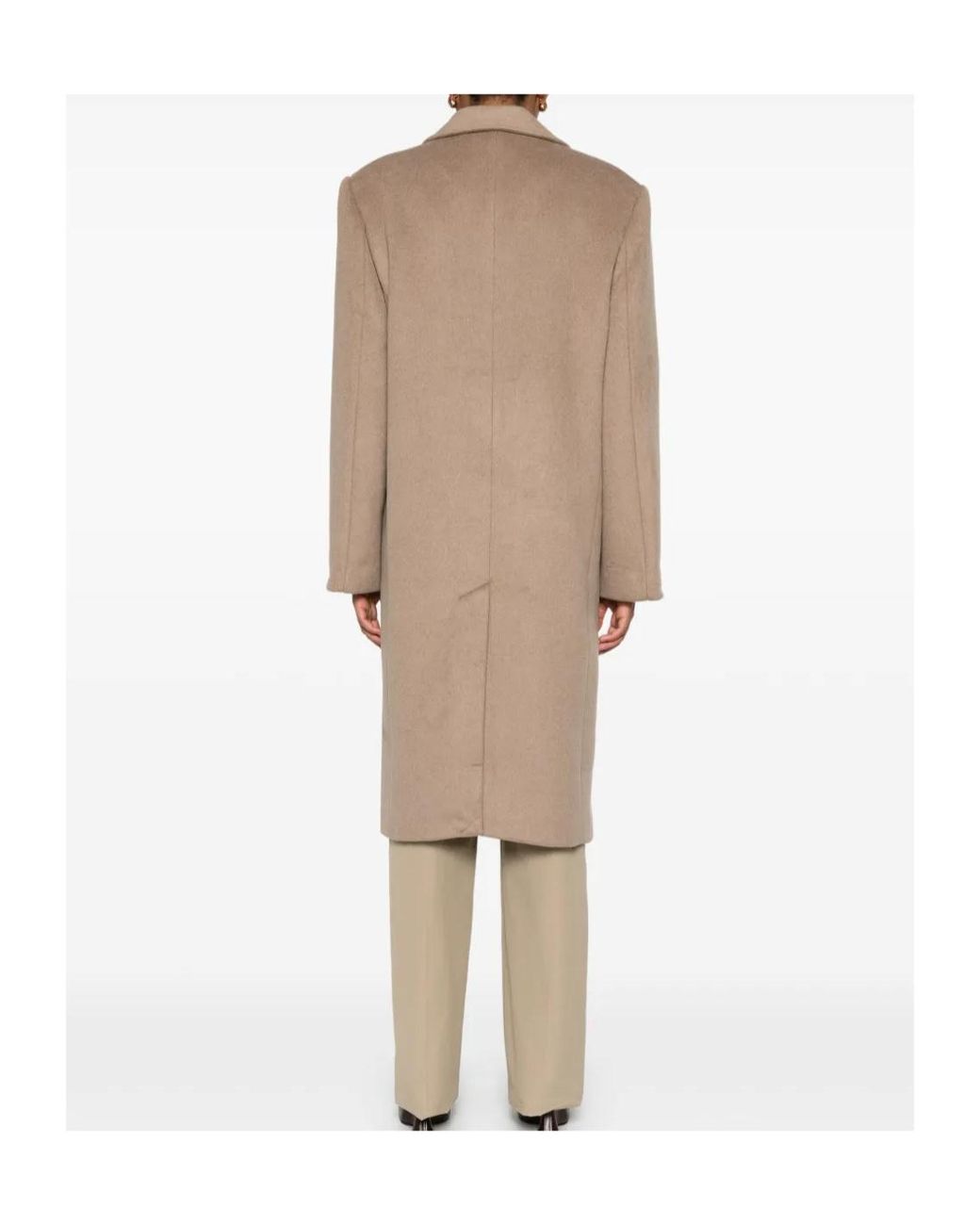 REMAIN Birger Natural Brushed Coat