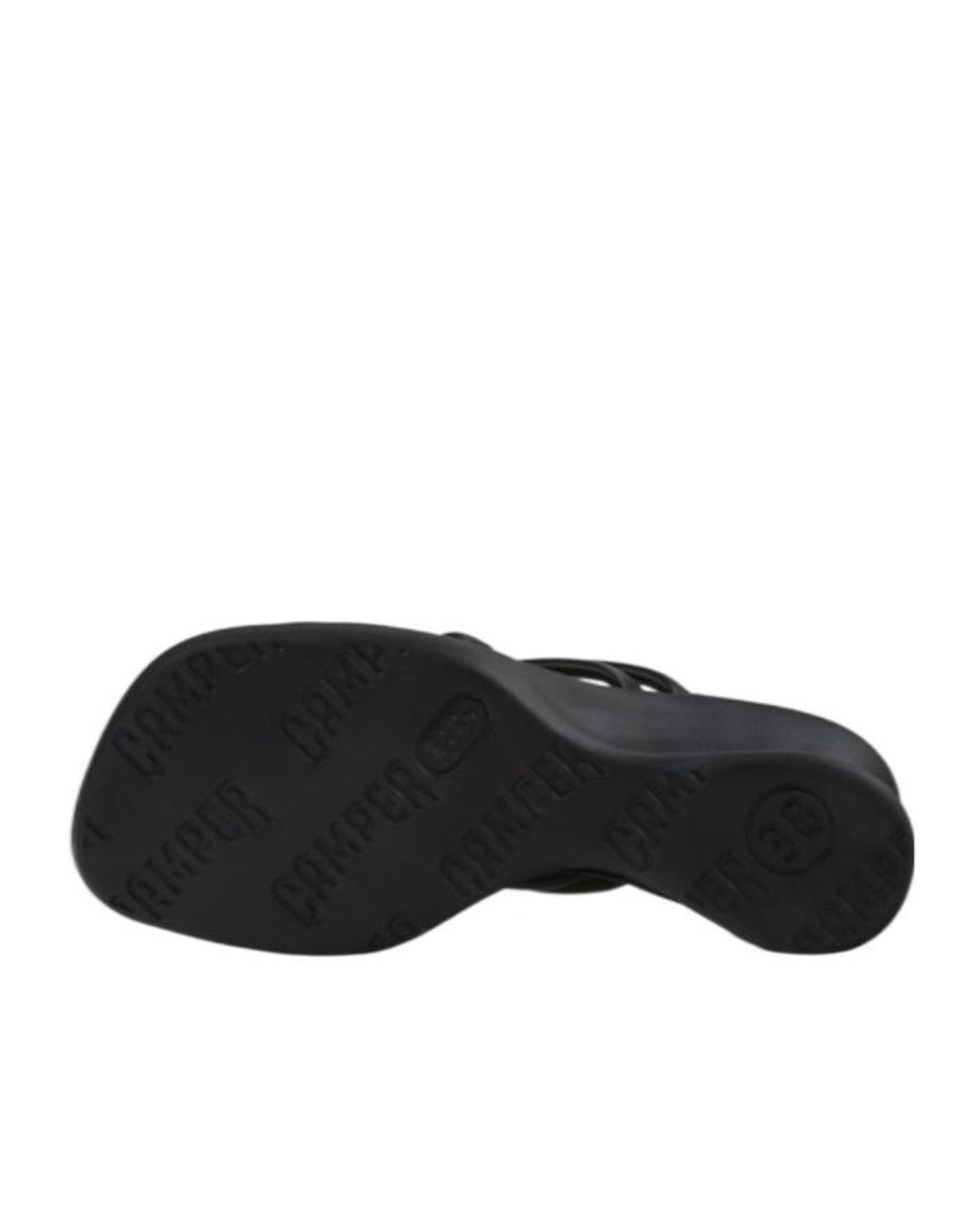 Camper Black Louise Leather Sandals