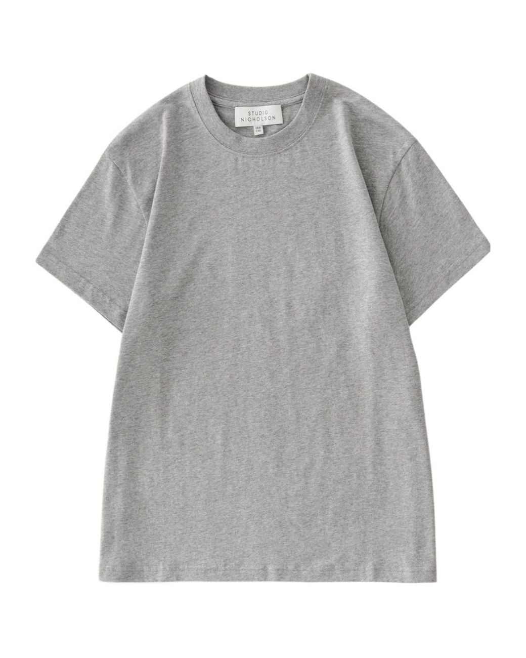 Studio Nicholson Gray Marine Crewneck T-Shirt