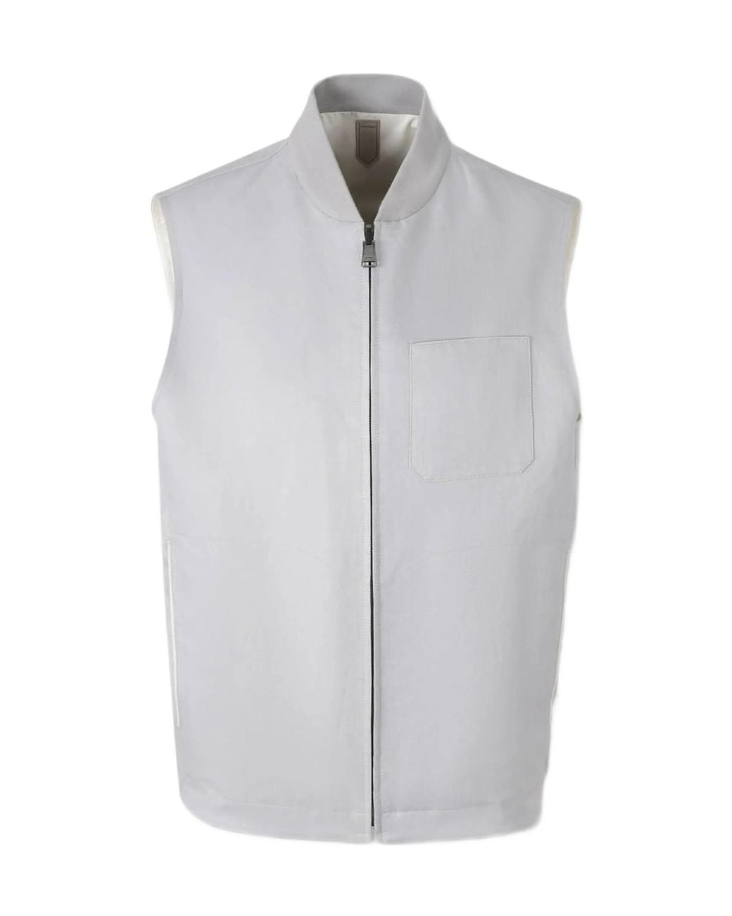 Canali Gray Reversible Vest for men