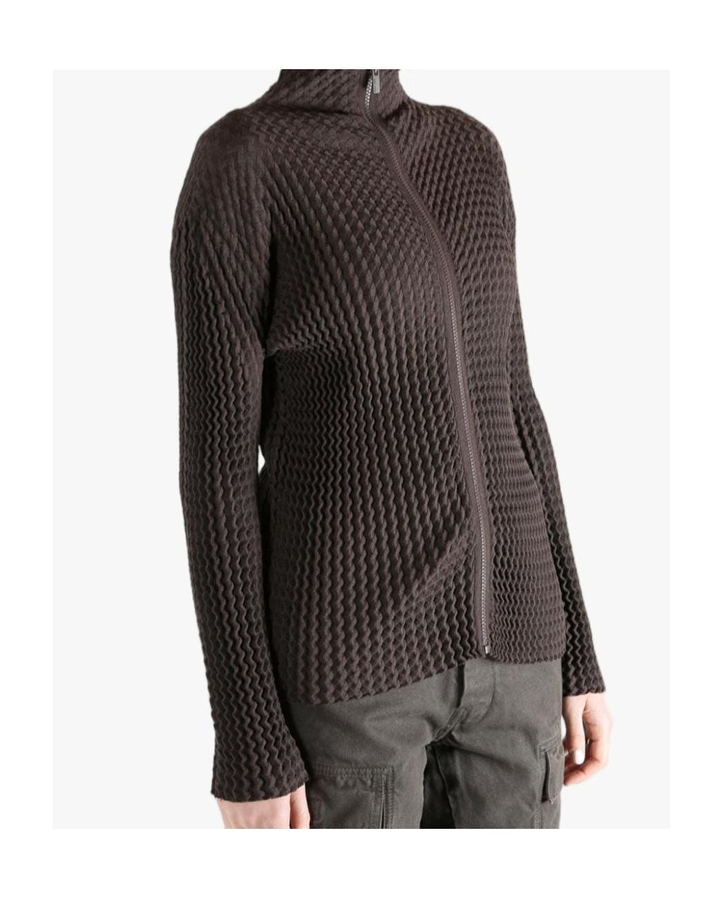Issey Miyake Gray Spongy-66 Zip Jacket