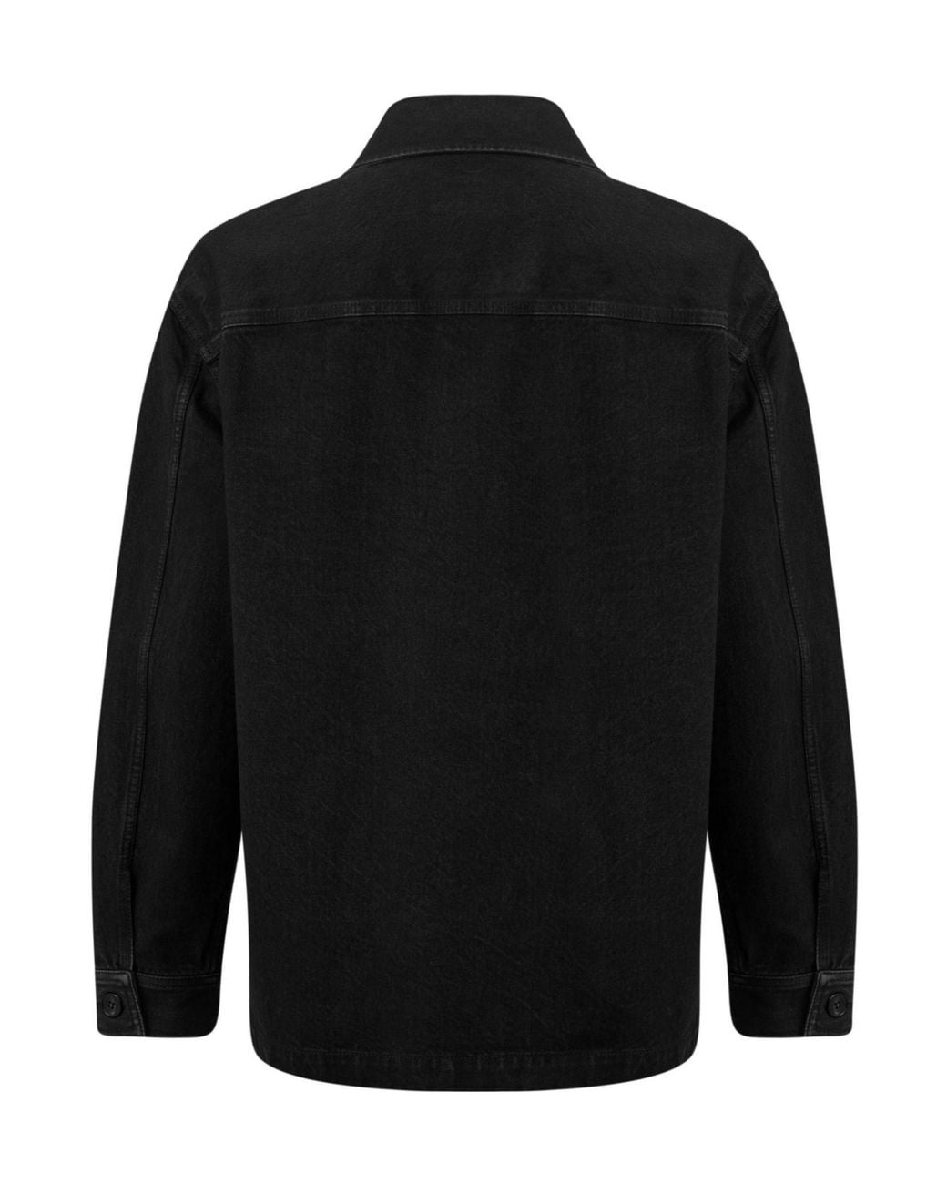 Saint Laurent Black Denim Shirtjacket for men
