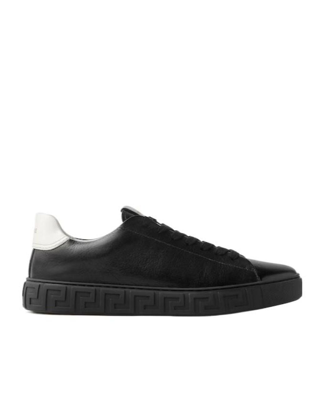 Versace Black Greca Sport Low-Top Sneakers for men