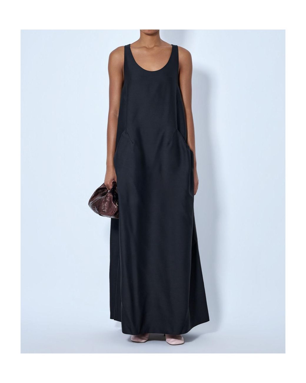 Dries Van Noten Black Pockets Dress