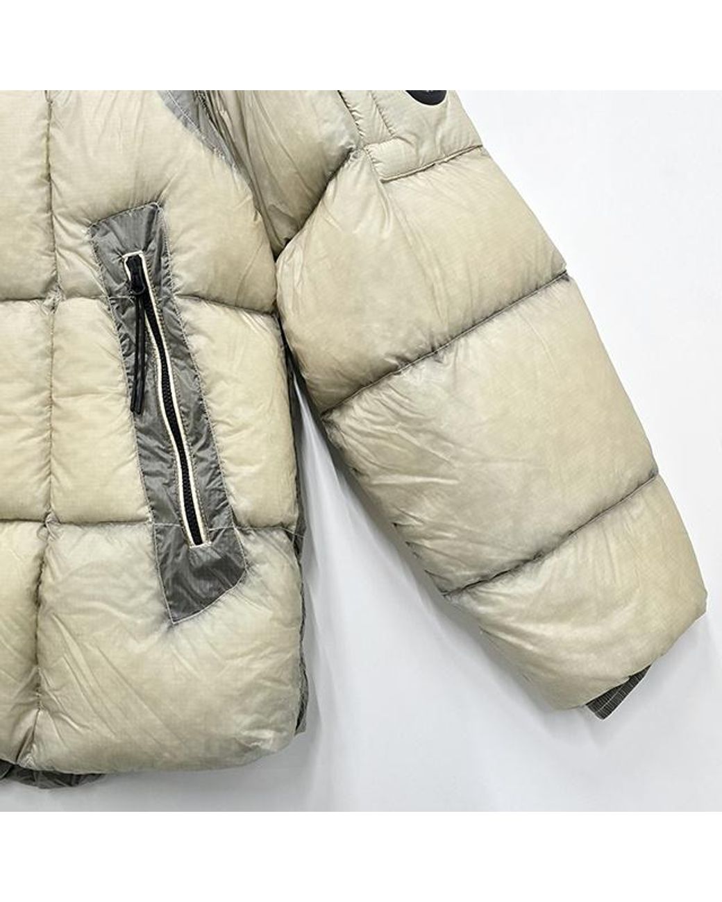 C P Company Multicolor Quilted Down Jacket for men