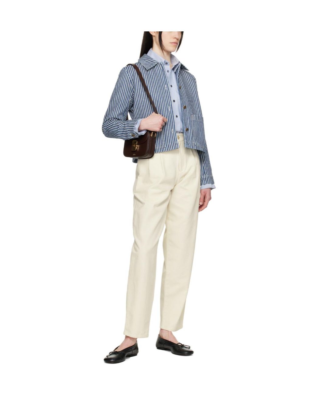 A.P.C. Natural Willow Straight-Leg Pants