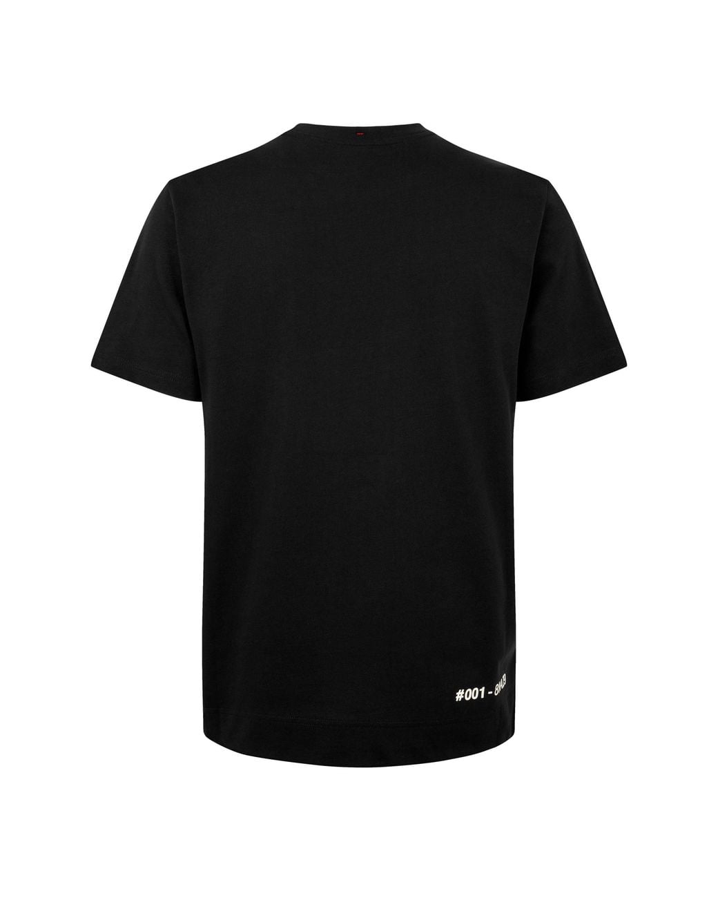 Moncler Black Round-Neck Short-Sleeved T-Shirt for men