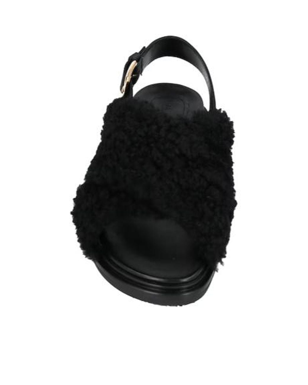 Marni Black Minimal Non-Slip Sandals